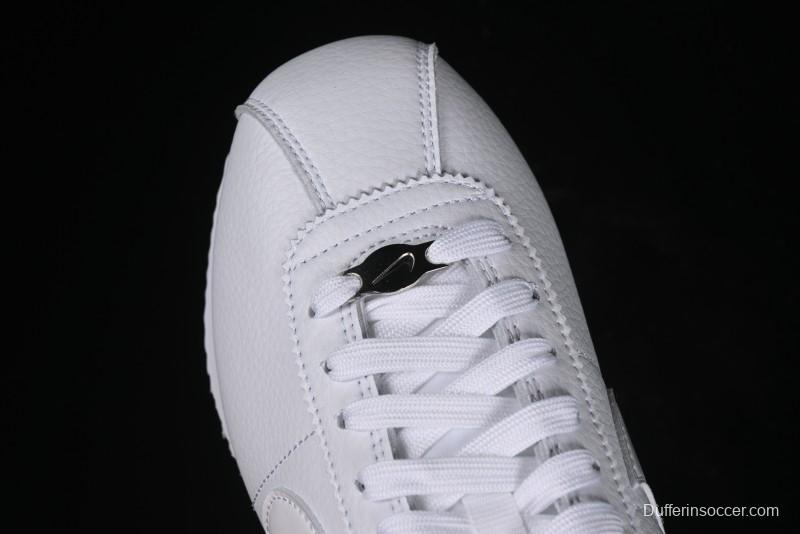 Nike Classic Cortez Leather Retro Running Shoes - FB6877-100