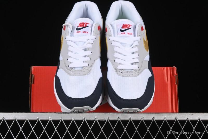 Nike Air Max 1 Retro Running Shoes with Half-Sole Air Cushion - HM9604-400