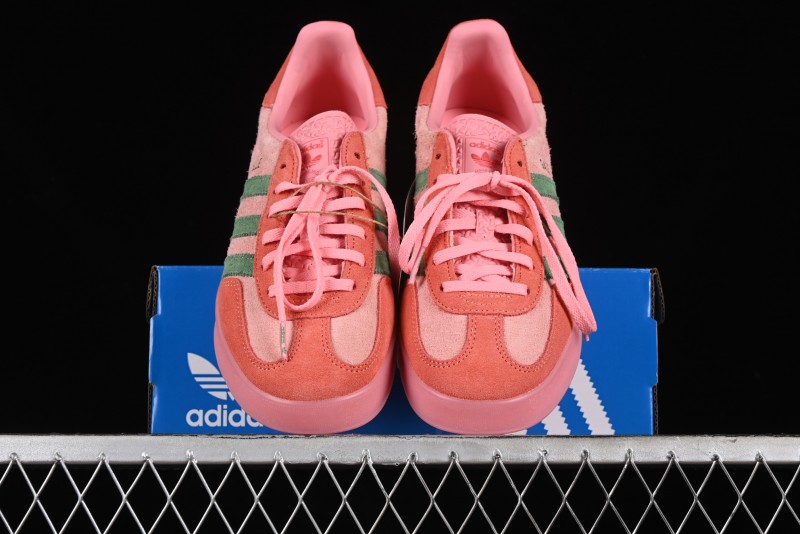 Adidas Originals Gazelle Indoor Retro Casual Slip-Resistant Wear-Resistant Low-Top Sneakers - IG6782