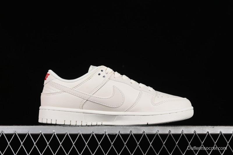 Nike SB Dunk Low Supreme Collaboration - Off-White Swoosh Anniversary High-End Custom Low-Top Casual Skate Shoes - SJ2068-267