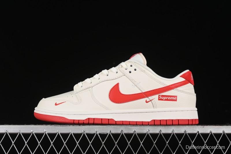 Nike SB Dunk Low Supreme Collaboration Anniversary Customized Low-Top Casual Sneakers - KK1688-031