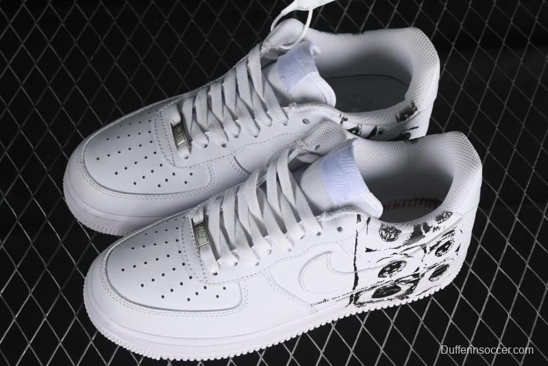 Comme des Garcons Shirt x Supreme x Nike Air Force 1 '07 Low Top Casual Sneakers - 923044-100