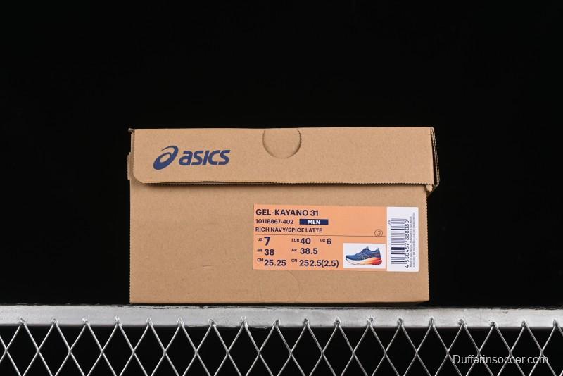 Asics Gel-Kayano 31 Running Shoes with GEL Cushioning and FLYTEFOAM BLAST Technology - 1011B867-402