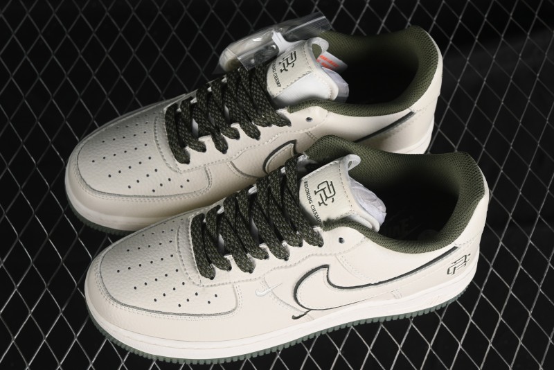Nike Reigning Champ Air Force 1'07 Low Casual Sneakers with 3M Reflective Custom Leather - RC2369-173