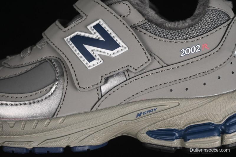 New Balance 2002R Series Hook & Loop Kids Shoes with Fleece Lining - PV2002RA
