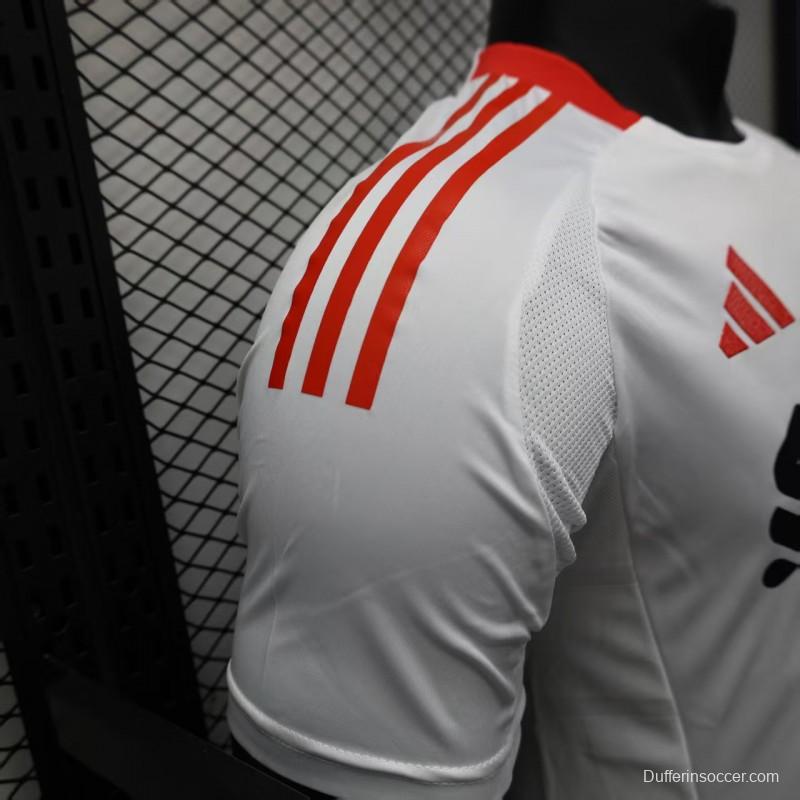 Player Version 25/26 Liverpool Away White Jersey