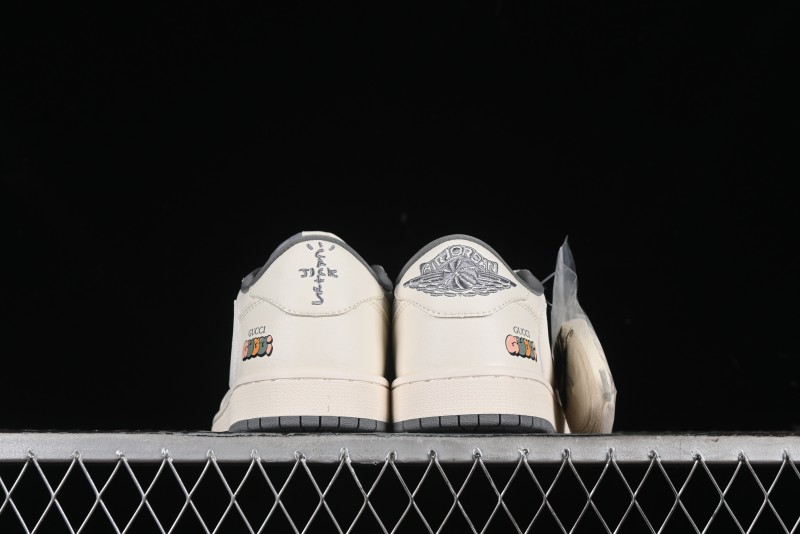 Nike Travis Scott x Fragment Design x Air Jordan 1 Low OG SP AJ1 Low Top Casual Sneakers - DM6688-607