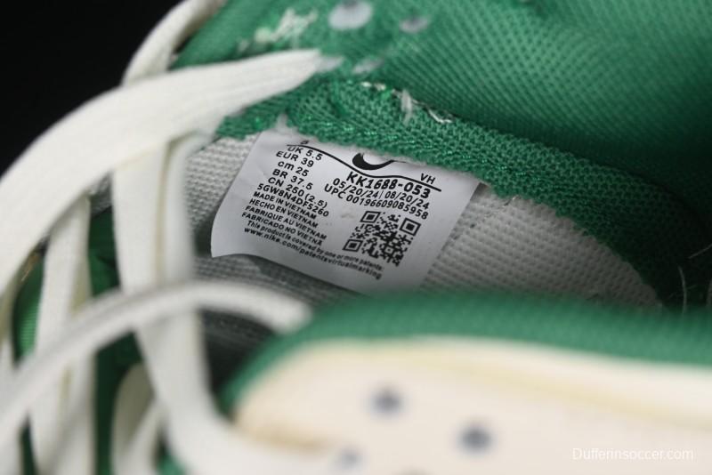 Nike SB Dunk Low Gucci Collaboration - Custom Patchwork Green Swoosh Anniversary Edition Low-Top Casual Skate Shoes - KK1688-053