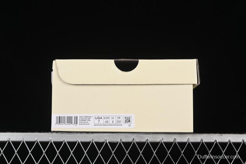 Nike Travis Scott x Fragment Design x Air Jordan 1 Low OG SP AJ1 Supreme Collaboration - SJ0086-134