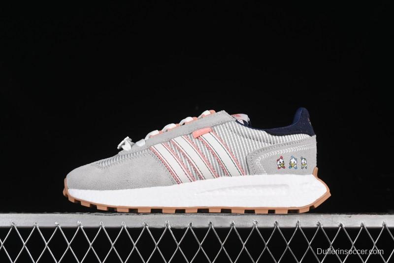 Adidas Retropy E5 Running Shoes with Popcorn Foam Technology - JR0107