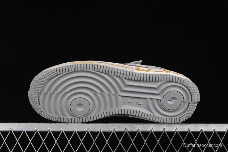 Nike Kaws x Air Force 1 '07 Low Custom Casual Sneakers - CW6688-806