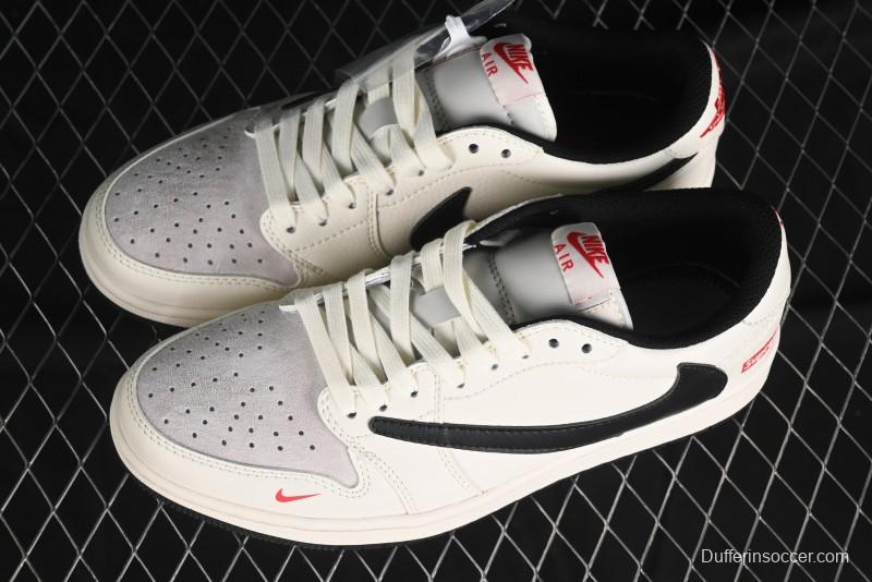 Nike Travis Scott x Fragment Design x Air Jordan 1 Low OG SP AJ1 Supreme Collaboration - LJ5188-023