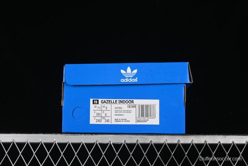 Adidas Originals Gazelle Indoor IH7501 Retro Casual Slip-Resistant Wear-Resistant Low-Top Sneakers - IH7501