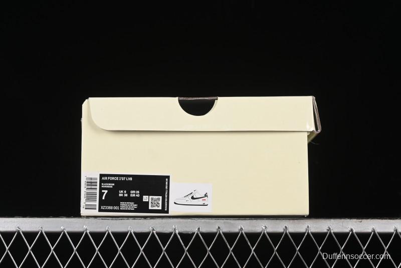 Nike Air Force 1 '07 Low Supreme Collaboration - White Black - XZ3368-001