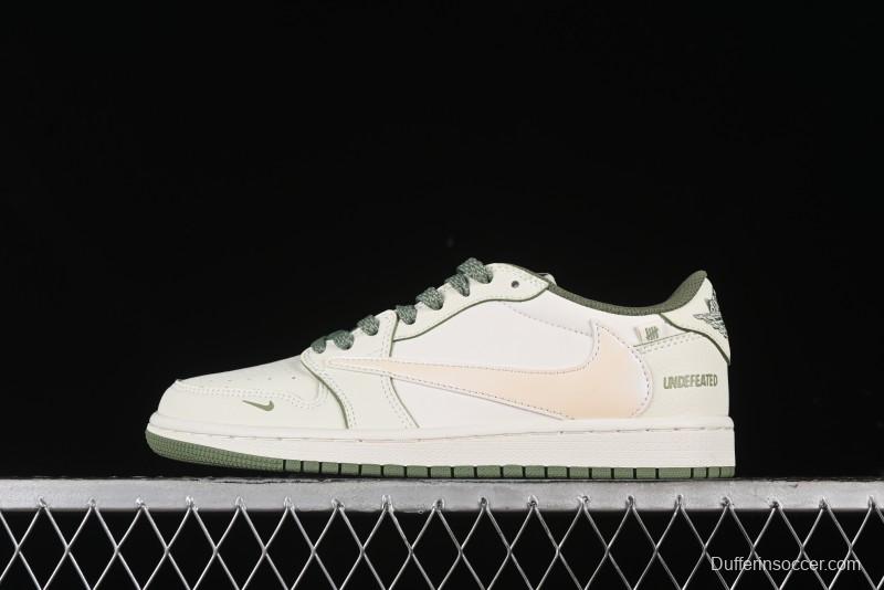 Nike Travis Scott x Fragment Design x Air Jordan 1 Low OG SP AJ1 Retro Sneakers - DM7866-017