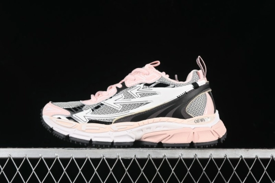 Off-White Be Right Low-Top Lifestyle Sneakers in White Pink - X.E5