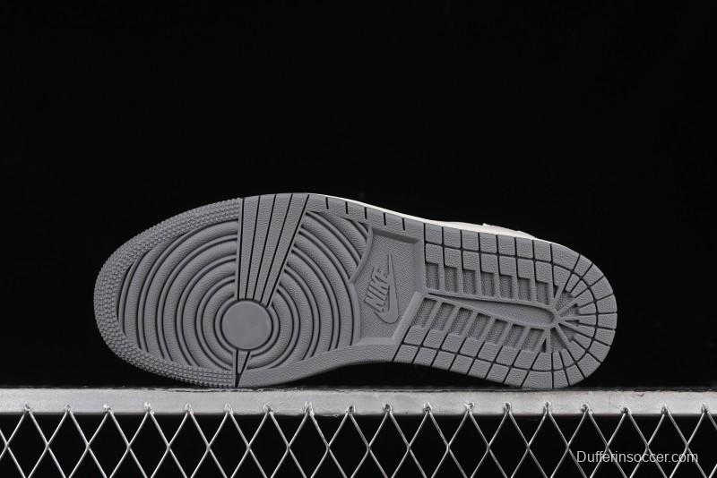 Nike Travis Scott x Fragment Design x Air Jordan 1 Low OG SP AJ1 Low Top Casual Sneakers - DM6688-607