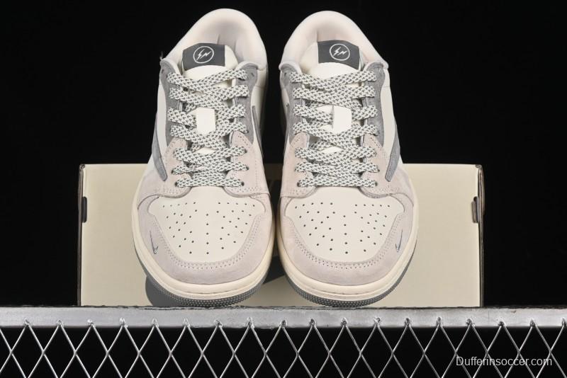 Nike Travis Scott x Fragment Design x Air Jordan 1 Low OG SP Sneakers - JH6088-612