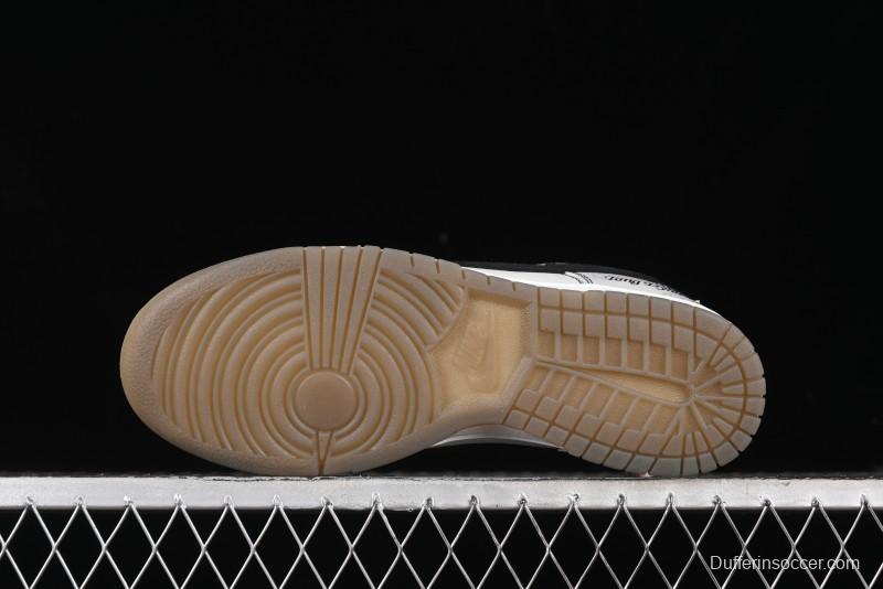 Nike Dunk Low Retro Casual Sneakers with Ancient Tang Print Design - FJ4188-001