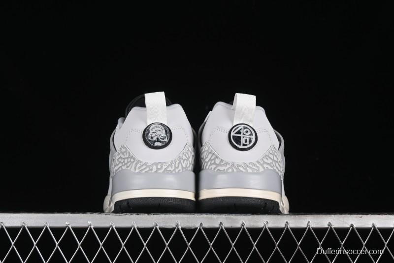 Nike Jordan Spizike Low AJ Hybrid Element All Black Crackle Color Casual Sneakers - HQ1191-011