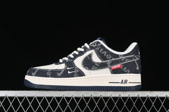 Nike Air Force 1 '07 Low Levi's Collaboration - Dark Denim Low-Top Casual Sneakers SJ6698-002