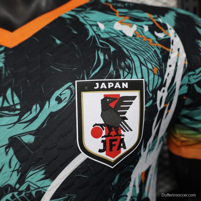Player Version 2025 Japan Teal with Anime Warrior Jersey