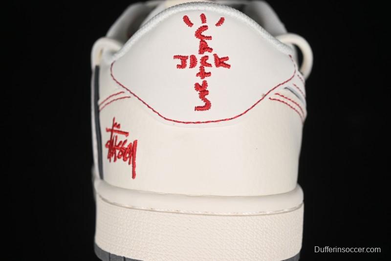 Nike Travis Scott x Fragment Design x Air Jordan 1 Low OG SP AJ1 Sneakers - SJ0086-136