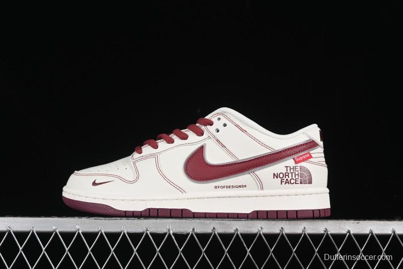 Nike SB Dunk Low Supreme x The North Face Casual Skateboarding Shoes - BM0234-506