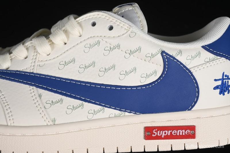 Nike Travis Scott x Fragment Design x Air Jordan 1 Low OG SP AJ1 Retro Sneakers - SJ2068-117