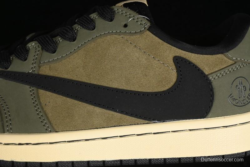 Nike Travis Scott x Fragment Design x Air Jordan 1 Low OG SP AJ1 Sneakers - CH6336-007