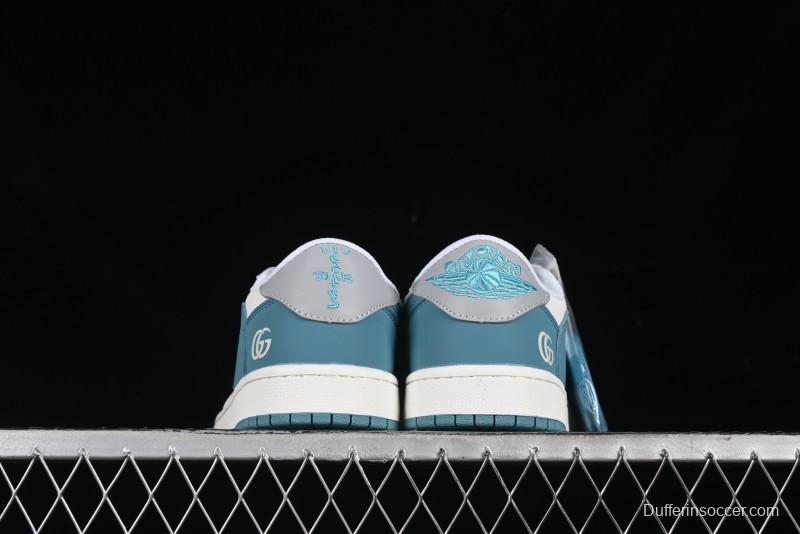 Nike Travis Scott x Fragment Design x Air Jordan 1 Low OG SP AJ1 Retro Sneakers - LJ5188-022