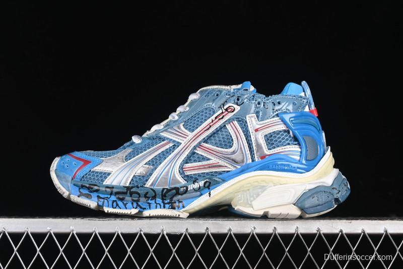 Balenciaga Runner Kith Four Color Retro Casual Shoes - WRNMT4896