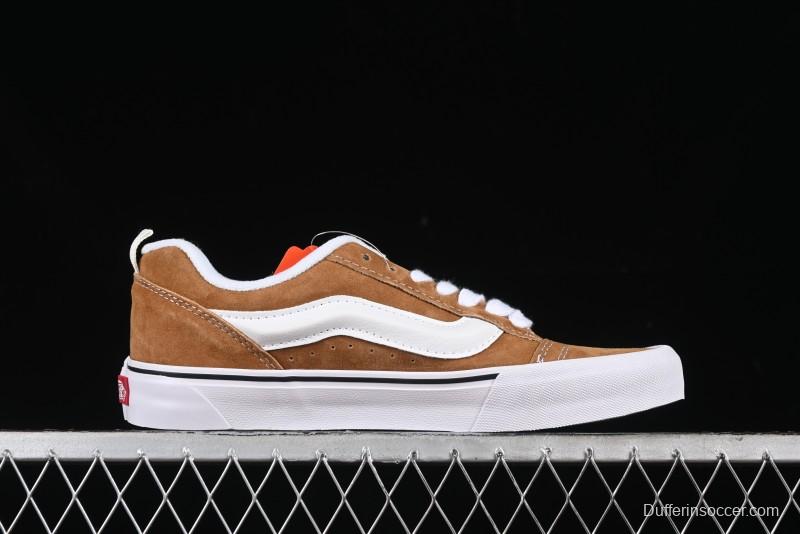 Vans Classics Knu Skool Retro Sneakers with Enlarged Toe and Thickened Trim - VN000CS0BR0