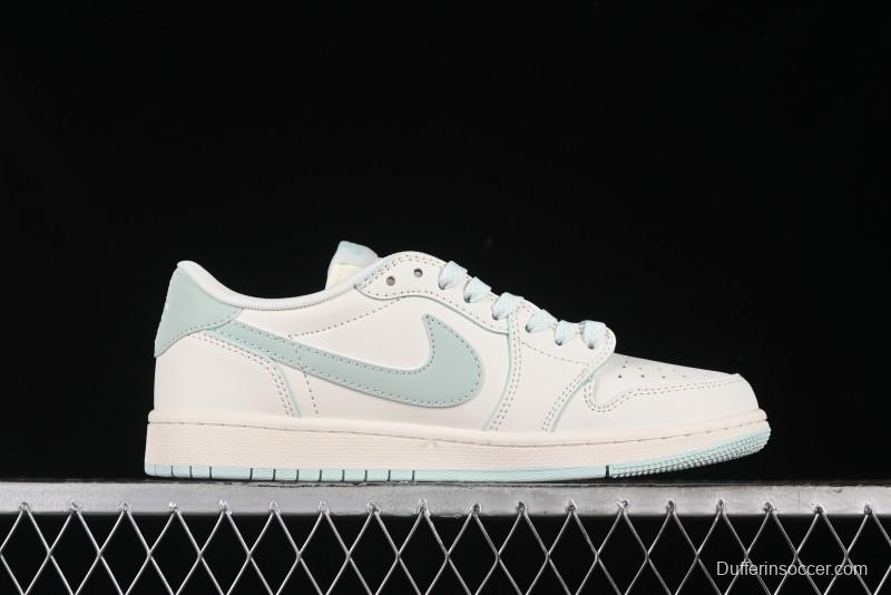 Nike Travis Scott x Fragment Design x Air Jordan 1 Low OG SP AJ1 Supreme North Face Collaboration - XZ5158-001