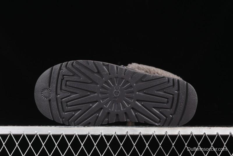 UGG Classic Mini II Fur Lace-Up Platform Mini Boots with Treadlite Outsole - 1143954