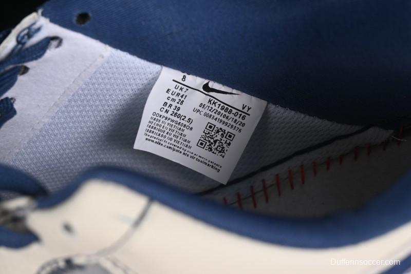 Nike Air Force 1 '07 Low The North Face Collaboration - Blue White Grey - KK1988-016