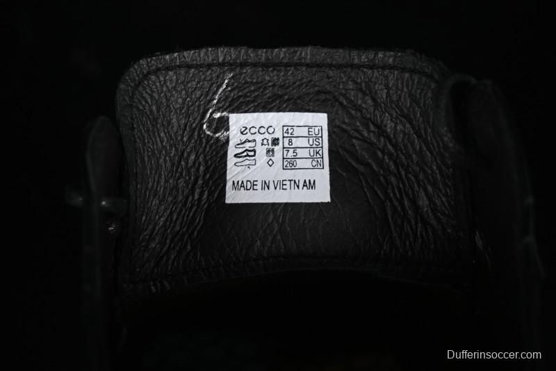 Ecco Block Brogue Business Derby Round Toe Genuine Leather Dress Shoes - 63667201001