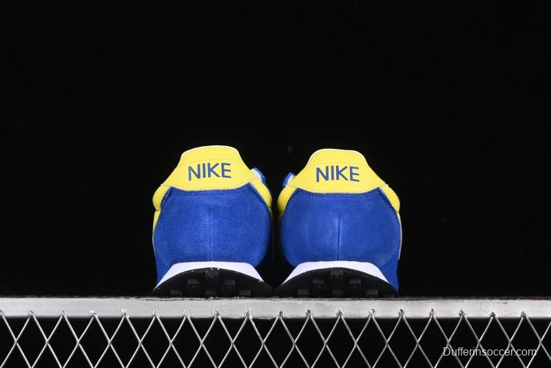 Nike Stussy Roshe Run LD-1000 Comfortable Versatile Non-Slip Durable Waffle Low-Top Casual Running Shoes - FQ9079-400