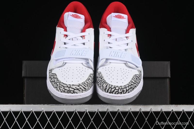 Nike Air Jordan Legacy AJ312 Low Sneakers with Triple Strap Design - FQ7827-106