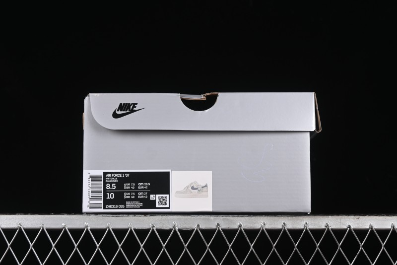 Nike Air Force 1 '07 Low Frozen Custom Paint Low-Top Casual Sneakers - ZH0316-035