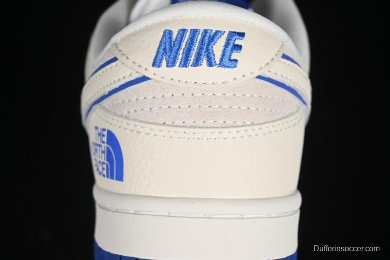 Nike SB Dunk Low The North Face Collaboration Anniversary Edition Custom Low-Top Casual Skate Shoes - KK1333-007