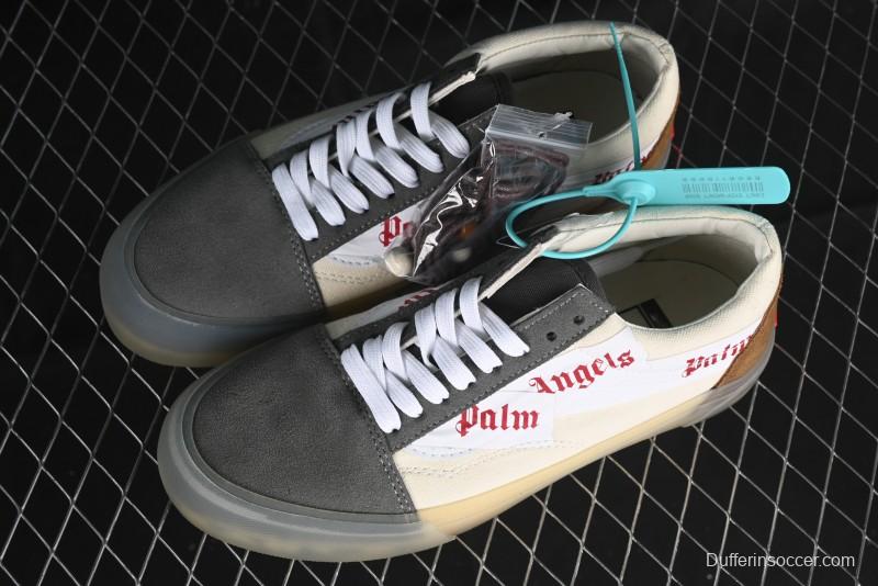 Vans Classics Knu Skool Low-Top Casual Sneakers with White Suede and Gum Sole - VN000CRPGRN