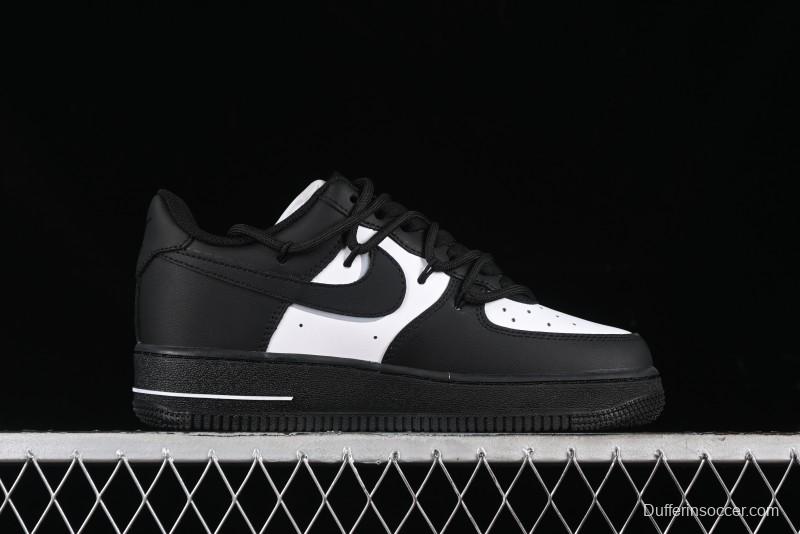 Nike Air Force 1 '07 Low Retro Street Spray White Peach Bubble Casual Sneakers - ZH0316-038