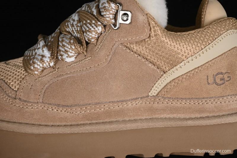 UGG Classic Ultra Mini Melange Low-Top Casual Shoes with Dual-Color Flat Laces - 1144032