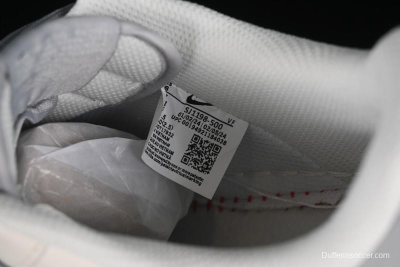 Nike Air Force 1 '07 Low UN Collaboration - Beige Silver Trim Lace-Up Casual Sneakers - SJ1198-500