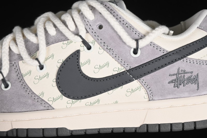 Nike SB Dunk Low Stussy Anniversary Custom Low-Top Casual Skate Shoes - SJ2068-295