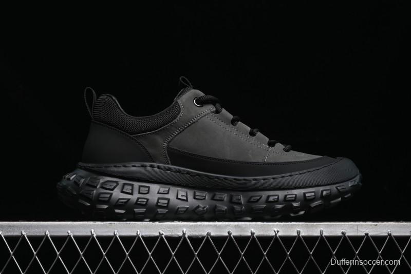 ECCO Off-Road Series Lightweight Cushioned Leather Durable Outdoor Hiking Running Shoes - 63513001001