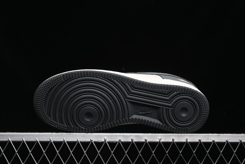 Nike Air Force 1 '07 Low Stussy Collaboration - Light Bone Shadow Low-Top Casual Sneakers - DF0180-008