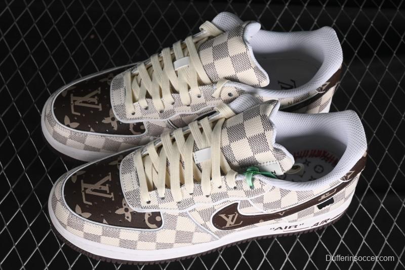 Nike Air Force 1 '07 Low Louis Vuitton Collaboration Casual Sneakers - LD4631-202