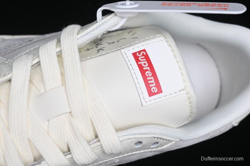 Nike Travis Scott x Fragment Design x Air Jordan 1 Low OG SP AJ1 Collaborative Sneakers - XS3086-004